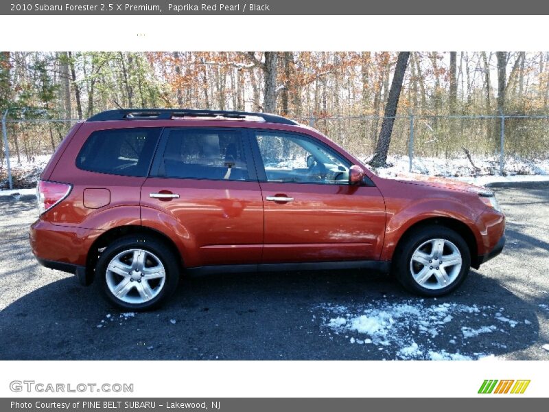 Paprika Red Pearl / Black 2010 Subaru Forester 2.5 X Premium