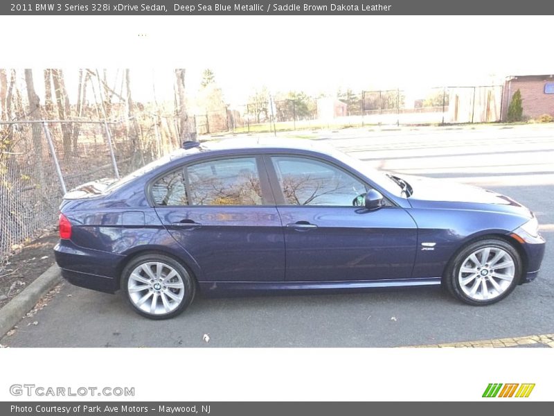 Deep Sea Blue Metallic / Saddle Brown Dakota Leather 2011 BMW 3 Series 328i xDrive Sedan