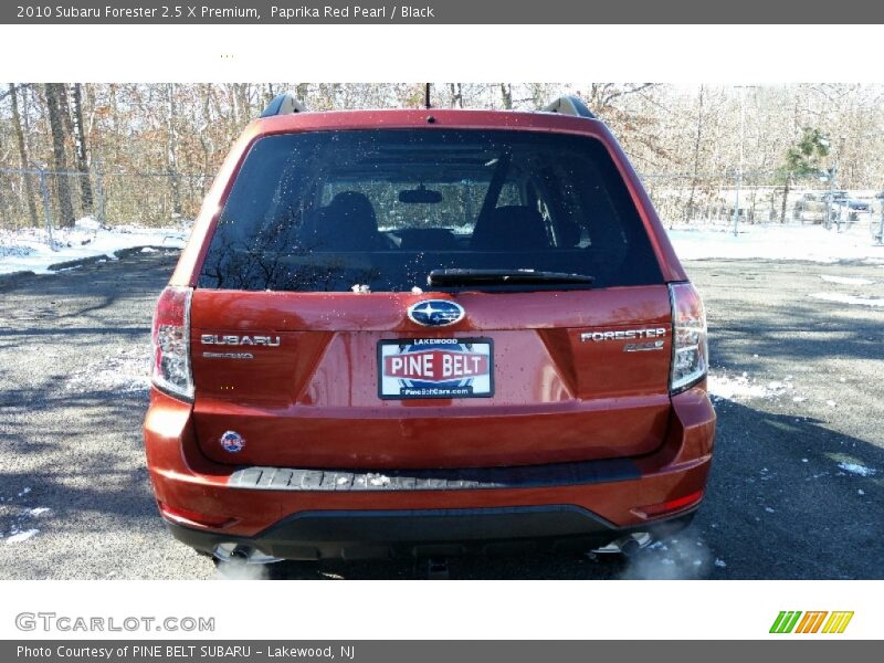 Paprika Red Pearl / Black 2010 Subaru Forester 2.5 X Premium