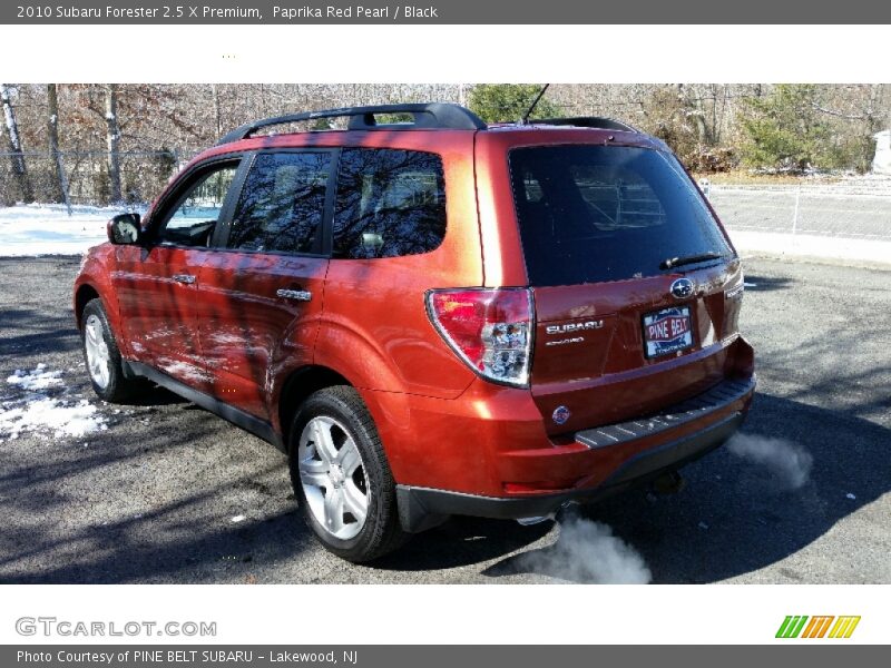 Paprika Red Pearl / Black 2010 Subaru Forester 2.5 X Premium