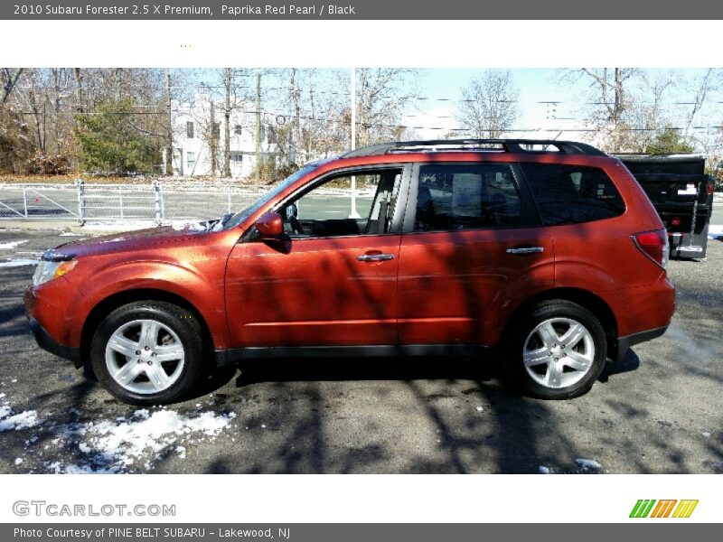 Paprika Red Pearl / Black 2010 Subaru Forester 2.5 X Premium