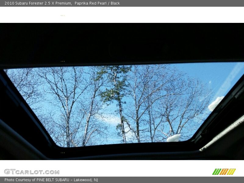 Paprika Red Pearl / Black 2010 Subaru Forester 2.5 X Premium