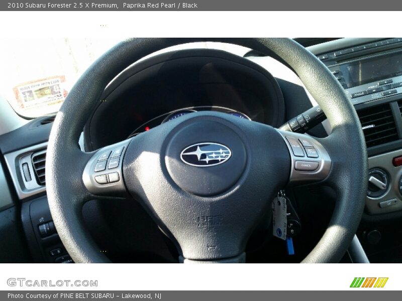 Paprika Red Pearl / Black 2010 Subaru Forester 2.5 X Premium