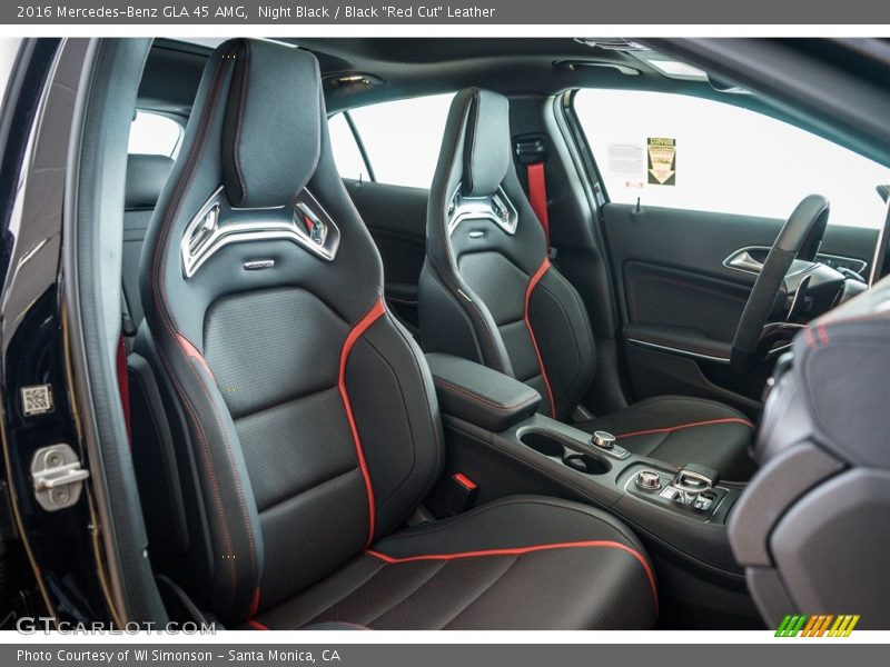 Front Seat of 2016 GLA 45 AMG