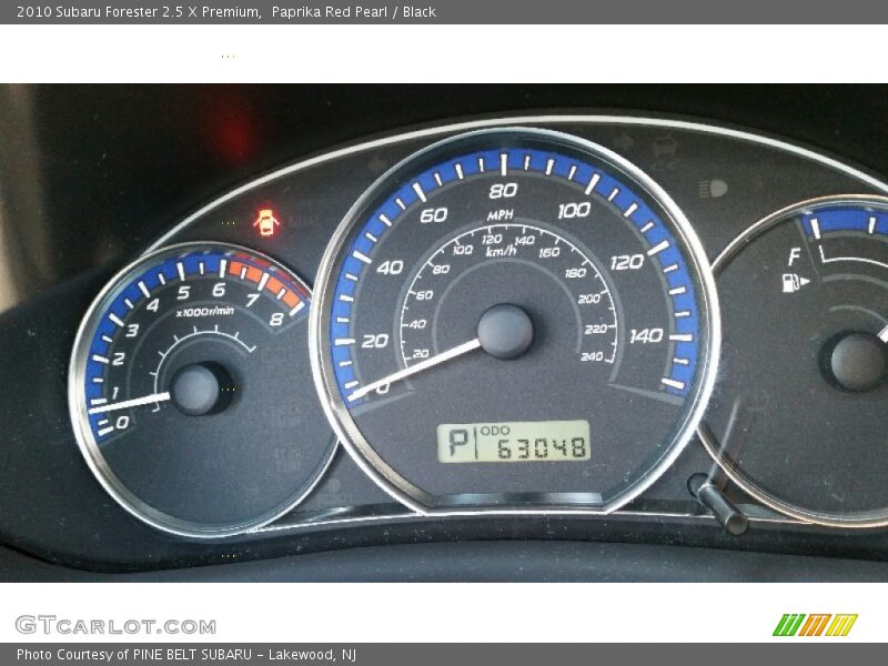 Paprika Red Pearl / Black 2010 Subaru Forester 2.5 X Premium
