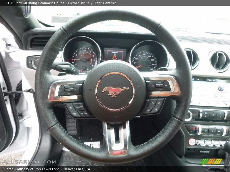  2016 Mustang EcoBoost Coupe Steering Wheel
