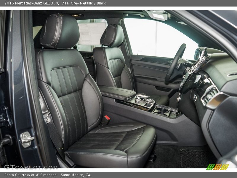 Steel Grey Metallic / Black 2016 Mercedes-Benz GLE 350