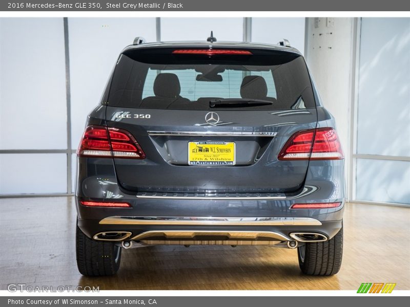 Steel Grey Metallic / Black 2016 Mercedes-Benz GLE 350