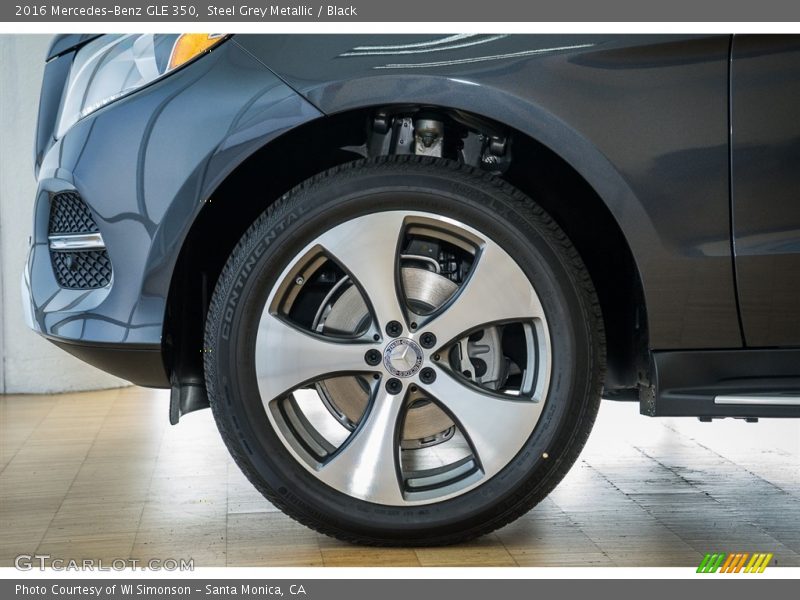 Steel Grey Metallic / Black 2016 Mercedes-Benz GLE 350
