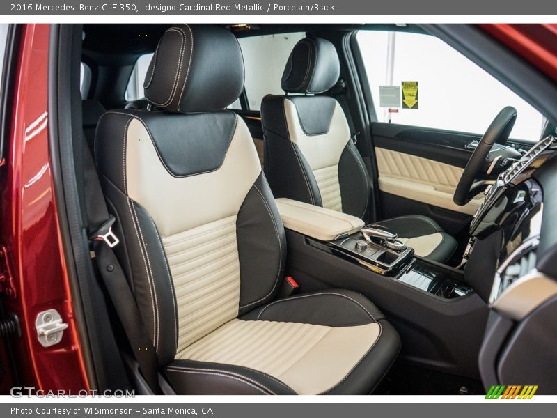 designo Cardinal Red Metallic / Porcelain/Black 2016 Mercedes-Benz GLE 350