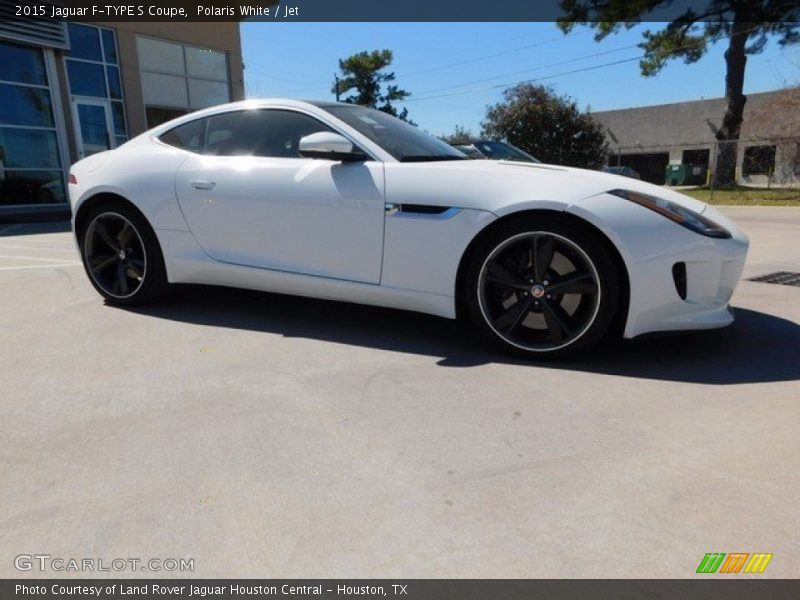 Polaris White / Jet 2015 Jaguar F-TYPE S Coupe