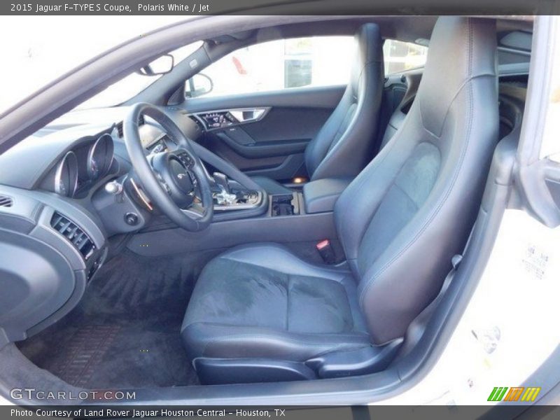 Polaris White / Jet 2015 Jaguar F-TYPE S Coupe