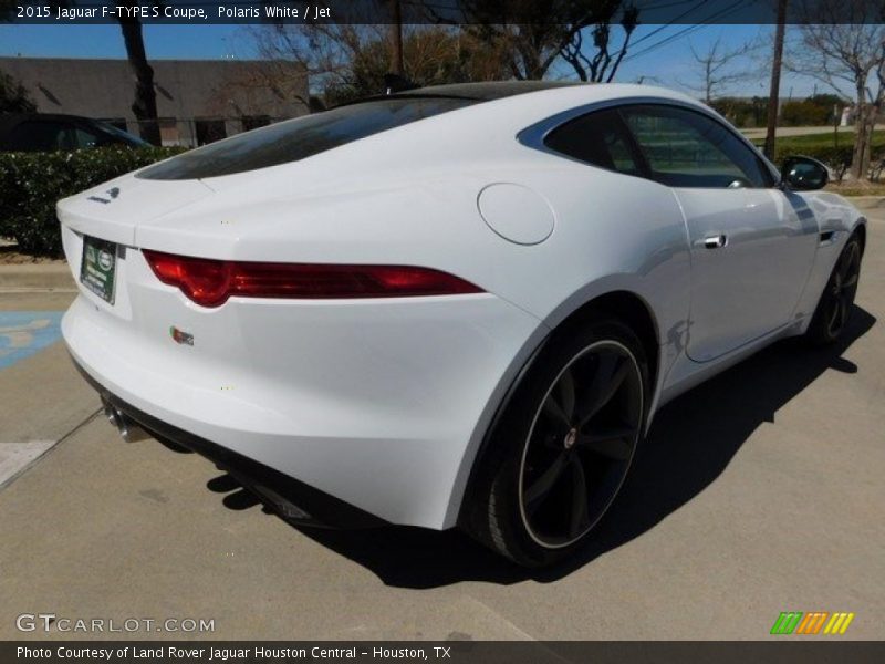 Polaris White / Jet 2015 Jaguar F-TYPE S Coupe