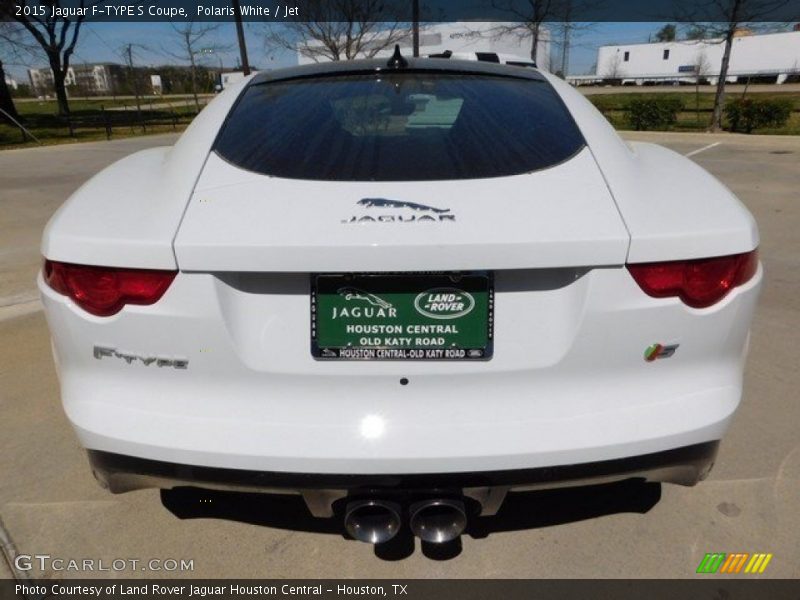 Polaris White / Jet 2015 Jaguar F-TYPE S Coupe