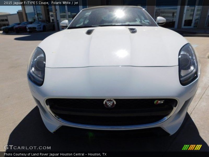 Polaris White / Jet 2015 Jaguar F-TYPE S Coupe