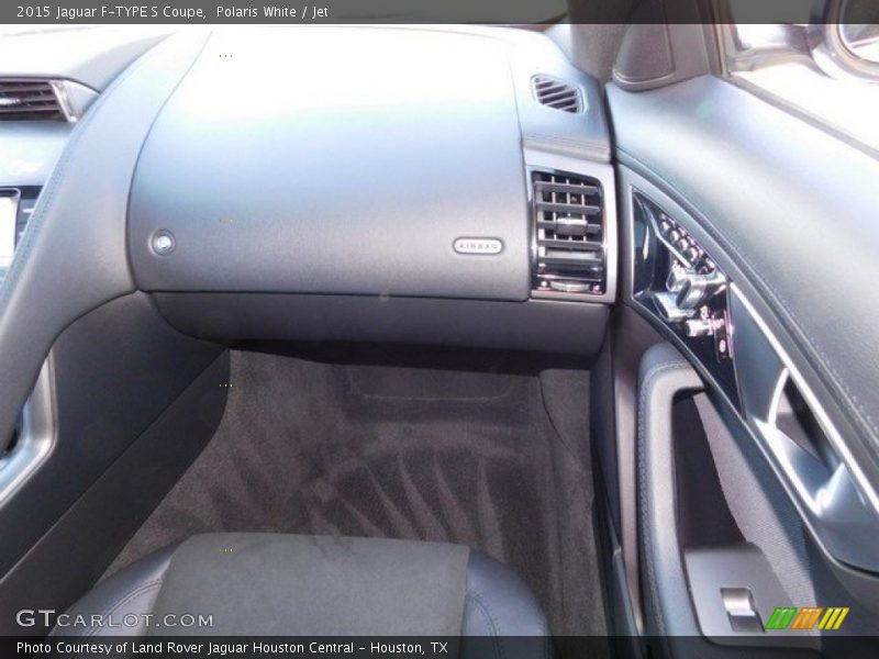 Polaris White / Jet 2015 Jaguar F-TYPE S Coupe