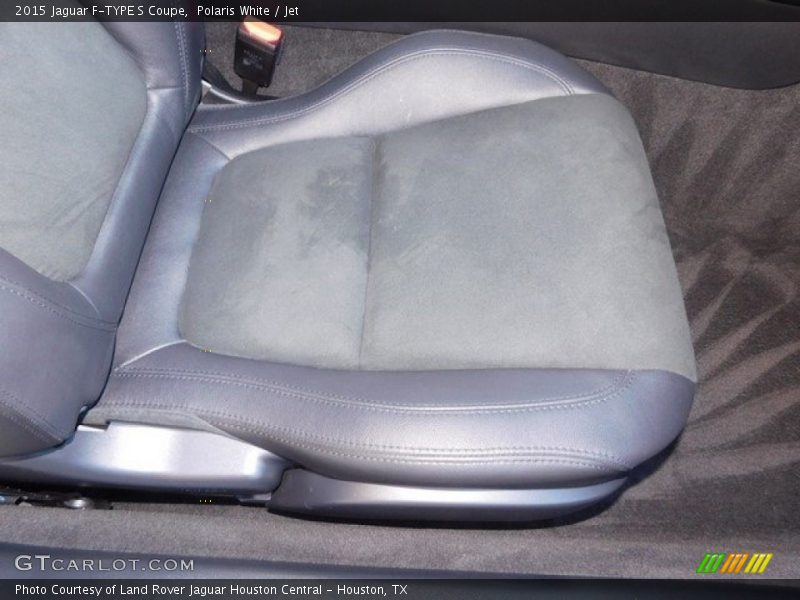 Polaris White / Jet 2015 Jaguar F-TYPE S Coupe