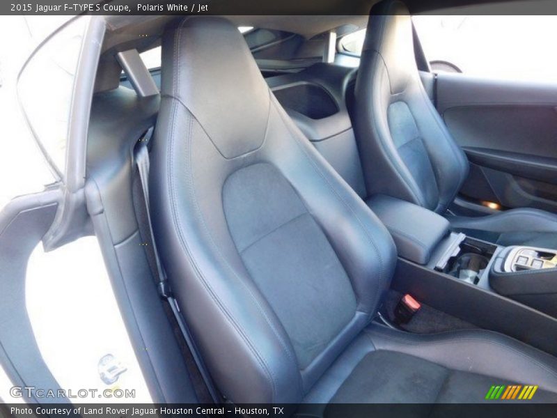 Polaris White / Jet 2015 Jaguar F-TYPE S Coupe