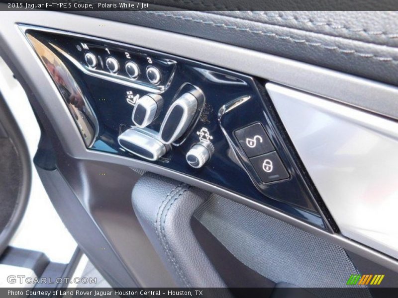 Polaris White / Jet 2015 Jaguar F-TYPE S Coupe