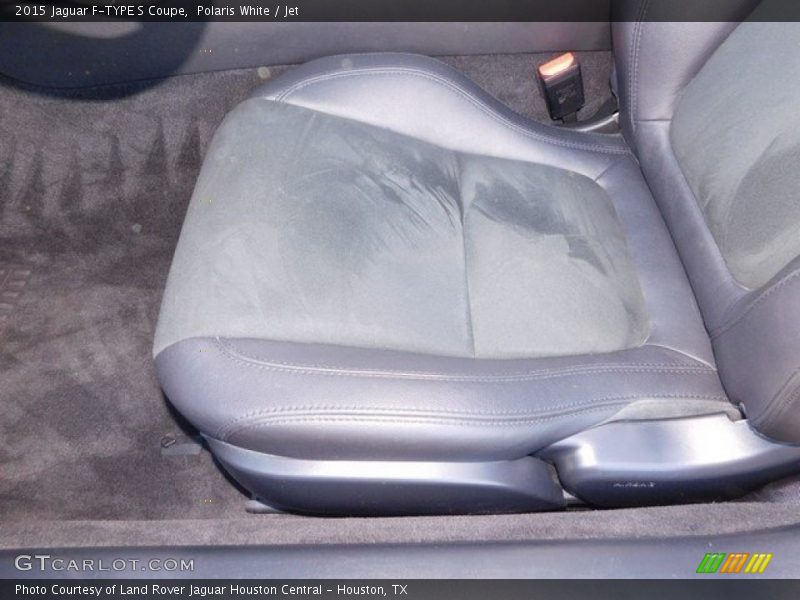 Polaris White / Jet 2015 Jaguar F-TYPE S Coupe