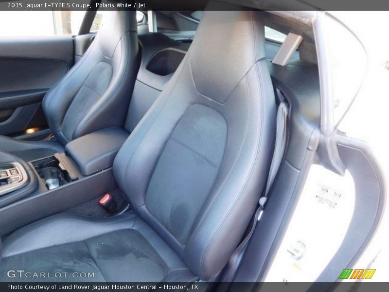 Polaris White / Jet 2015 Jaguar F-TYPE S Coupe