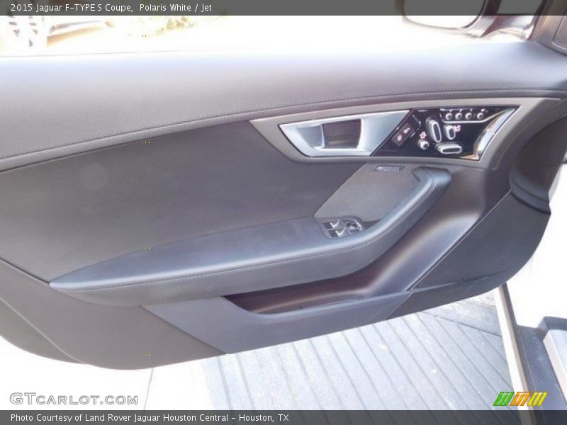 Polaris White / Jet 2015 Jaguar F-TYPE S Coupe