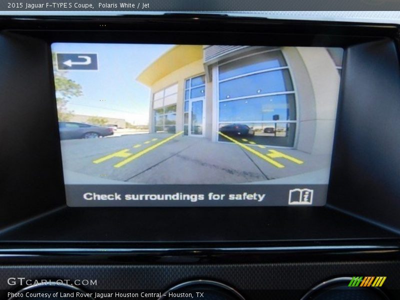 Polaris White / Jet 2015 Jaguar F-TYPE S Coupe
