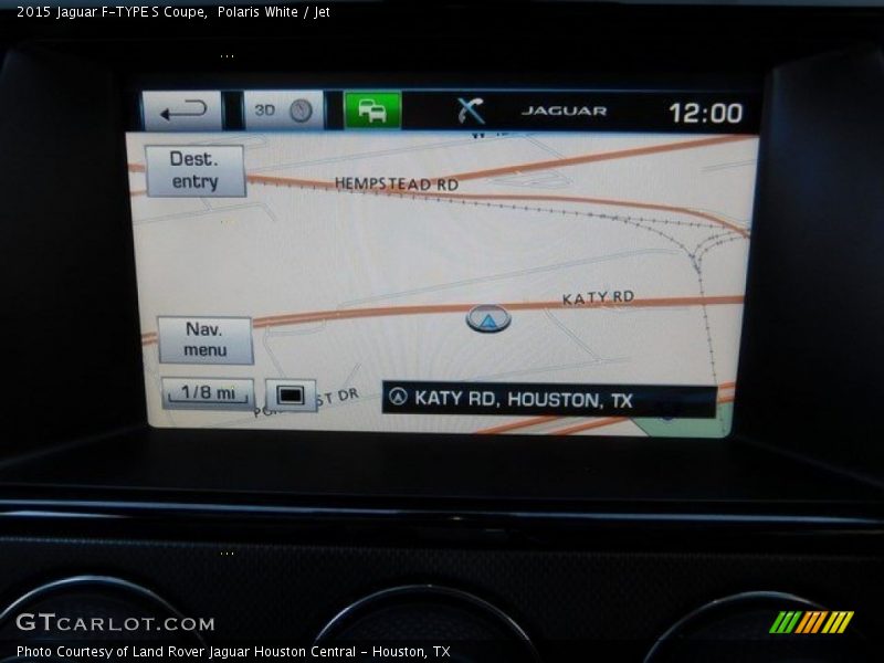 Polaris White / Jet 2015 Jaguar F-TYPE S Coupe