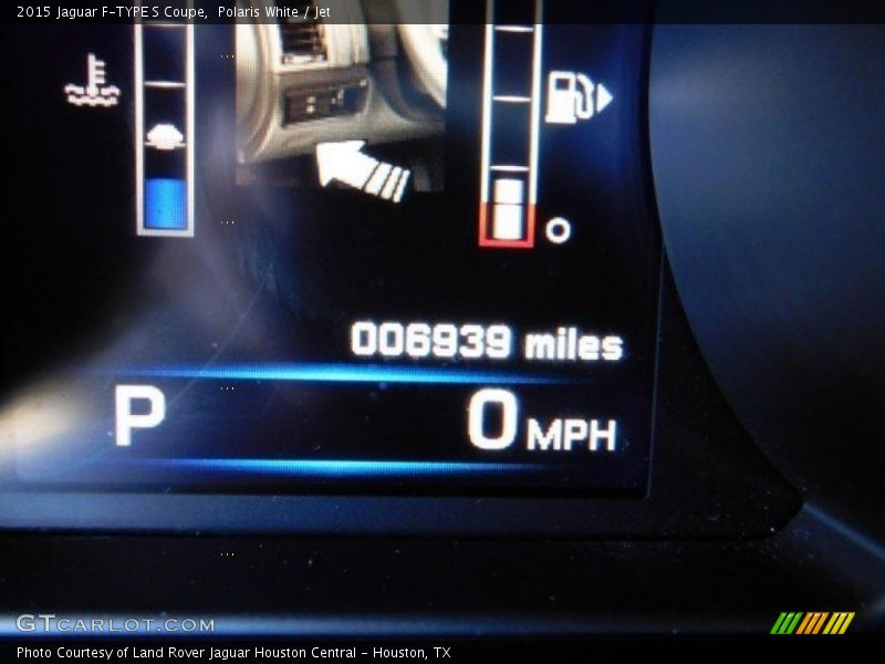 Polaris White / Jet 2015 Jaguar F-TYPE S Coupe