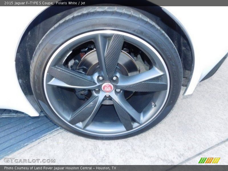Polaris White / Jet 2015 Jaguar F-TYPE S Coupe