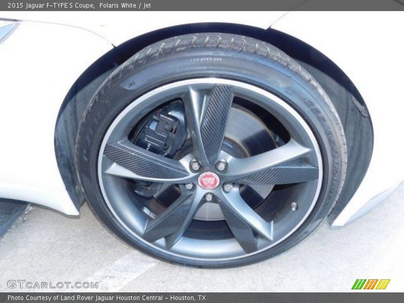 Polaris White / Jet 2015 Jaguar F-TYPE S Coupe
