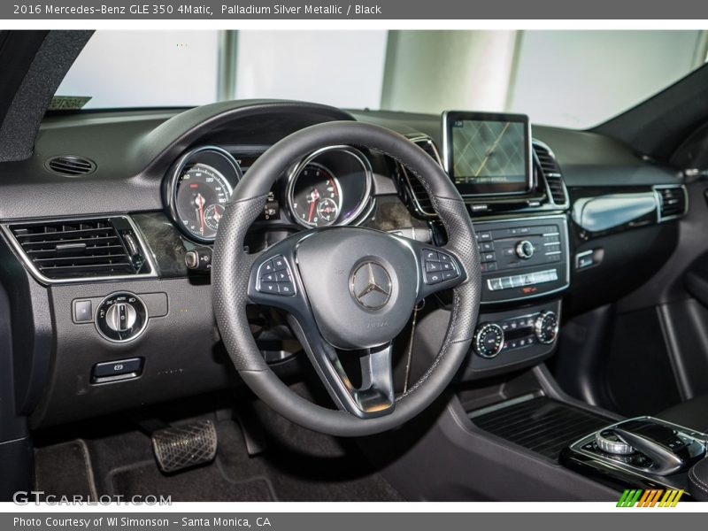 Palladium Silver Metallic / Black 2016 Mercedes-Benz GLE 350 4Matic