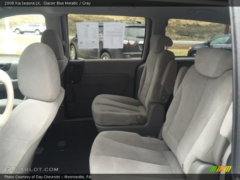 Glacier Blue Metallic / Gray 2008 Kia Sedona LX
