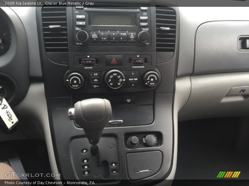 Glacier Blue Metallic / Gray 2008 Kia Sedona LX