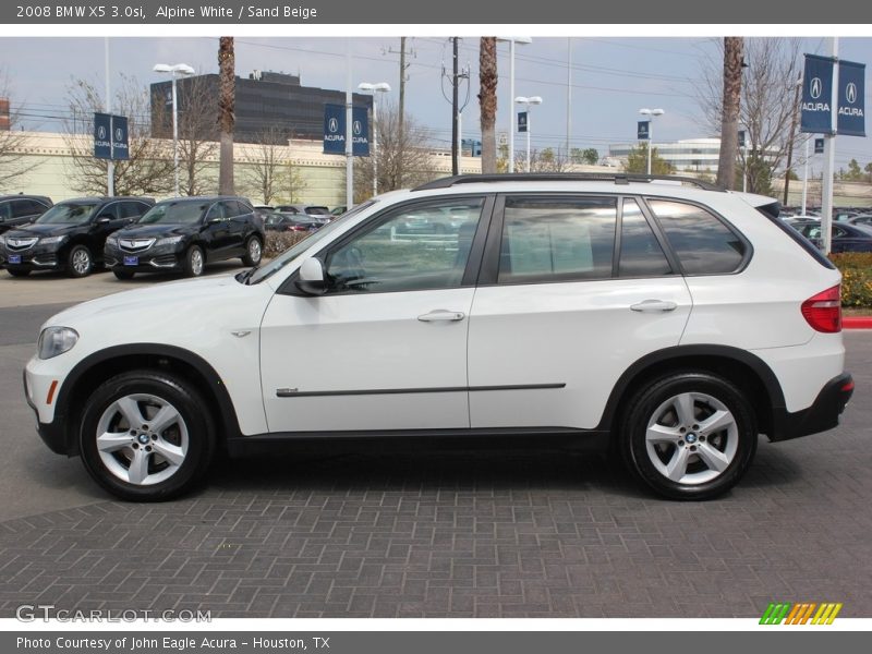 Alpine White / Sand Beige 2008 BMW X5 3.0si
