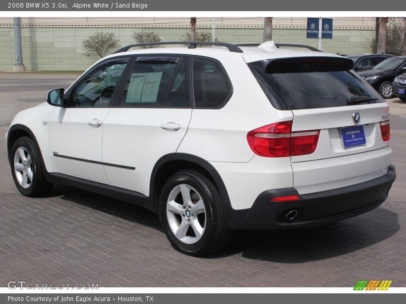 Alpine White / Sand Beige 2008 BMW X5 3.0si