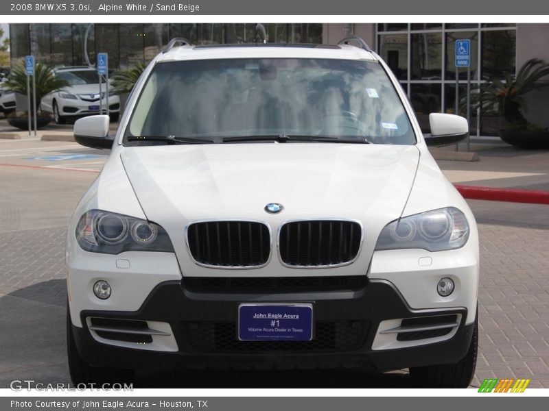 Alpine White / Sand Beige 2008 BMW X5 3.0si