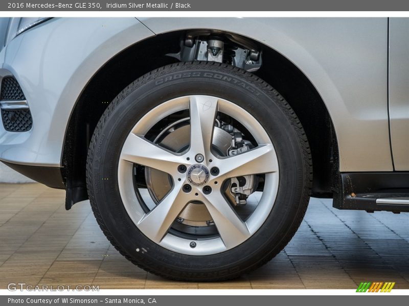 Iridium Silver Metallic / Black 2016 Mercedes-Benz GLE 350