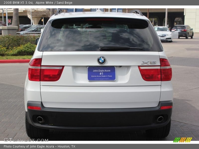 Alpine White / Sand Beige 2008 BMW X5 3.0si
