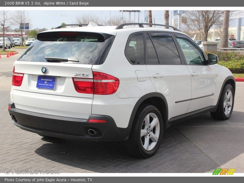 Alpine White / Sand Beige 2008 BMW X5 3.0si