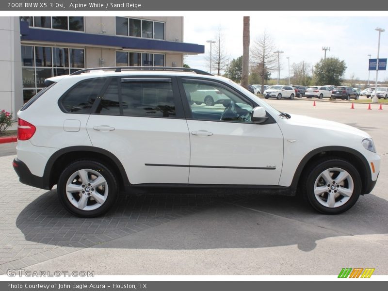 Alpine White / Sand Beige 2008 BMW X5 3.0si