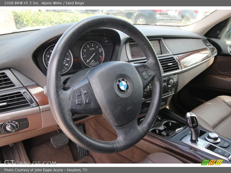 Alpine White / Sand Beige 2008 BMW X5 3.0si