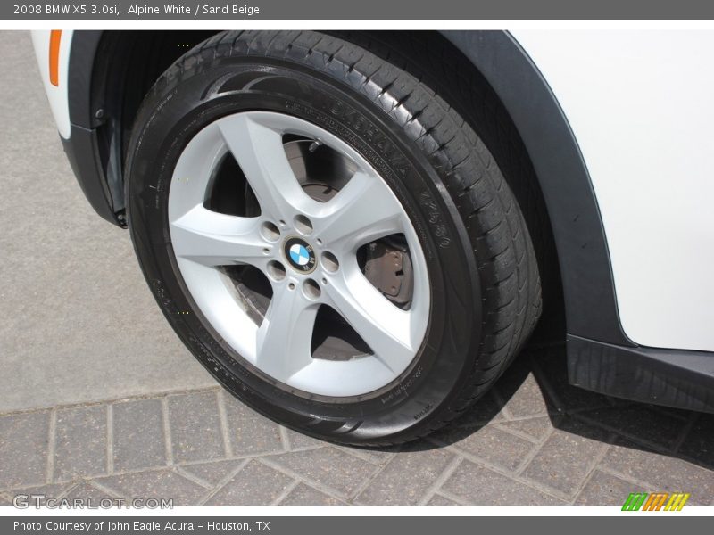 Alpine White / Sand Beige 2008 BMW X5 3.0si