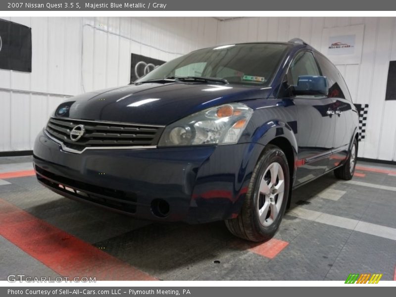Majestic Blue Metallic / Gray 2007 Nissan Quest 3.5 S