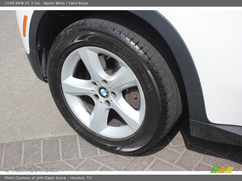Alpine White / Sand Beige 2008 BMW X5 3.0si