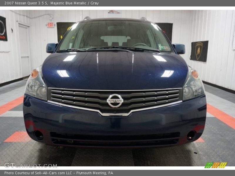 Majestic Blue Metallic / Gray 2007 Nissan Quest 3.5 S