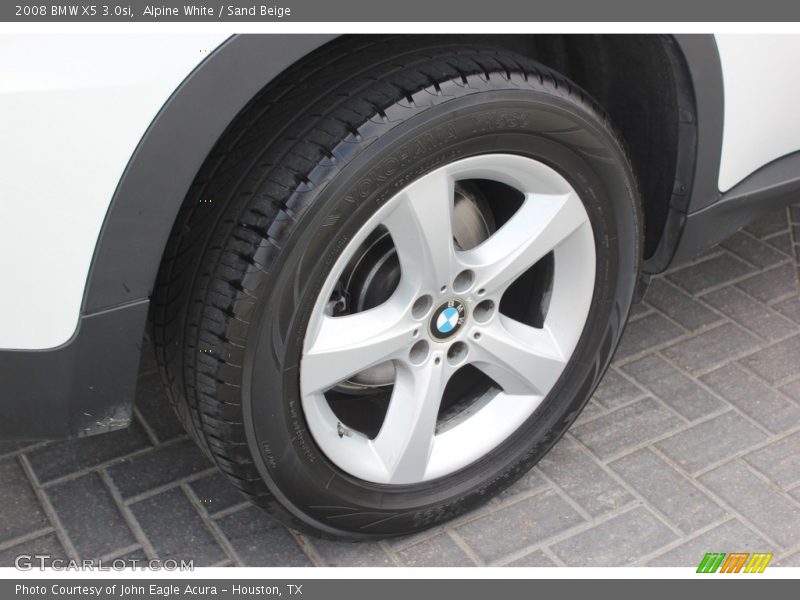 Alpine White / Sand Beige 2008 BMW X5 3.0si