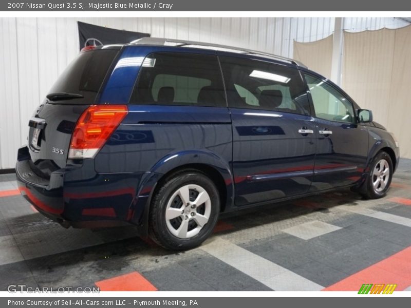 Majestic Blue Metallic / Gray 2007 Nissan Quest 3.5 S