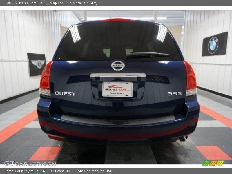 Majestic Blue Metallic / Gray 2007 Nissan Quest 3.5 S