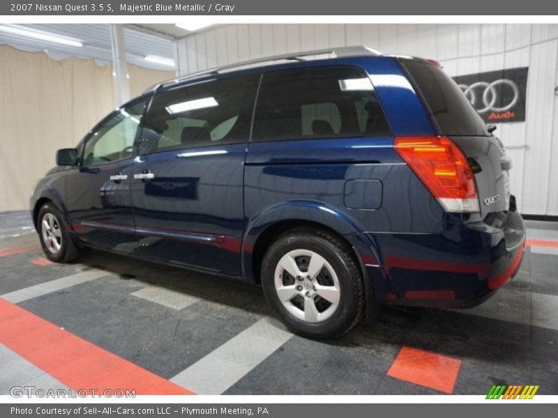 Majestic Blue Metallic / Gray 2007 Nissan Quest 3.5 S